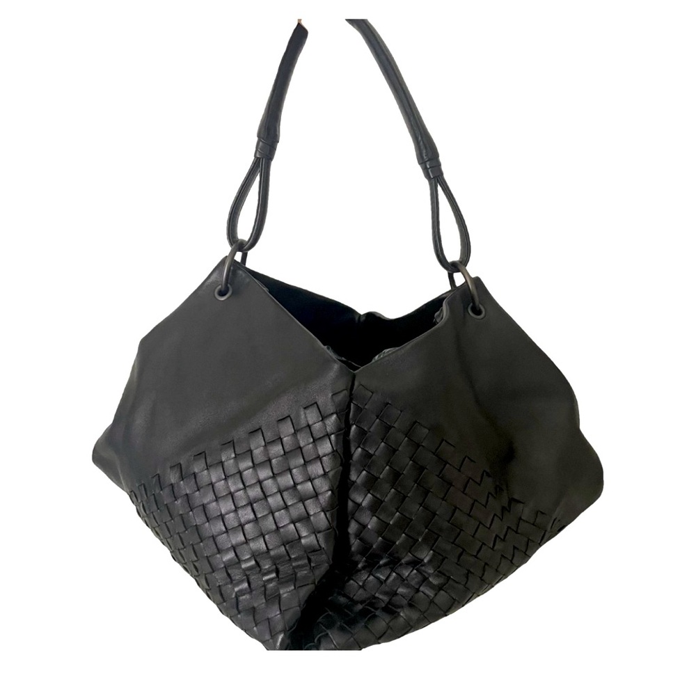 Bottega Veneta Fortune Cookie Hobo Bag in Black